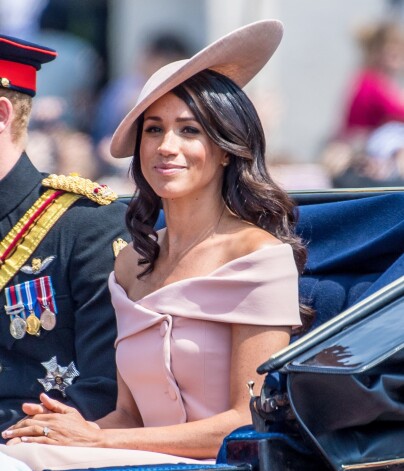 2018. gadā, dodoties uz "Trooping Th Colour" parādi.