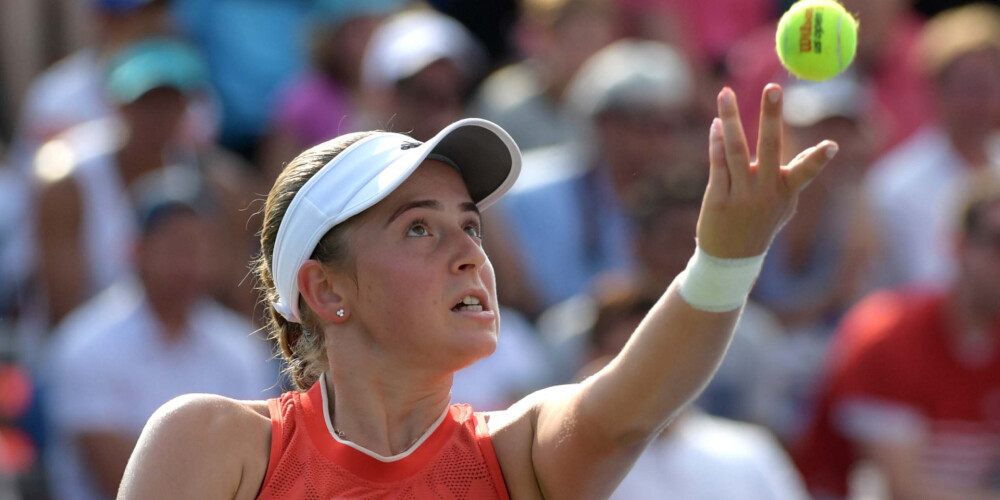 Ostapenko smags zaudējums Toronto WTA "Premier" turnīra astotdaļfinālā