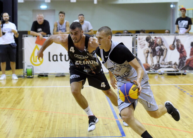 "Riga Ghetto" 3x3 basketbolisti apstājas Rīgas "Challenger" posma ceturtdaļfinālā; triumfē "NY Harlem"