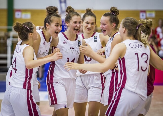 Latvijas U-20 izlases basketbolistes otrajā puslaikā salauž Nīderlandi un saglabā vietu augstākajā divīzijā