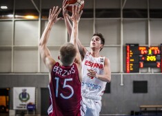 Mača gaitā Spānijas jauno basketbolistu pārsvars bija sasniedzis pat 42 punktus.