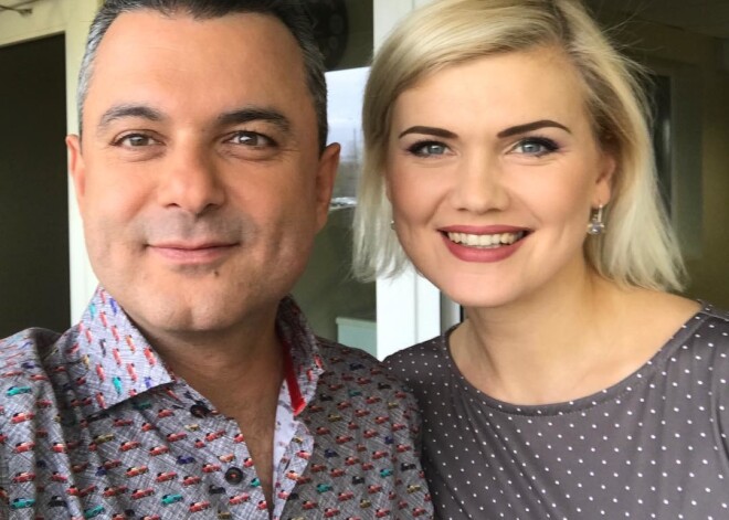 Hosams Abu Meri un Linda Krūmiņa nosvin kāzas