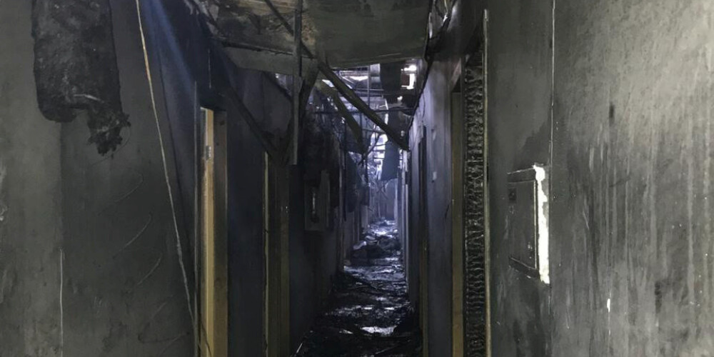 Ukrainas kūrortpilsētas viesnīcā izcēlies ugunsgrēks - gājuši bojā 9 cilvēki