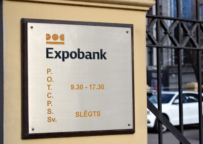 Latvijas "Expobank" zaudējumi pirmajā pusgadā - 552 000 eiro