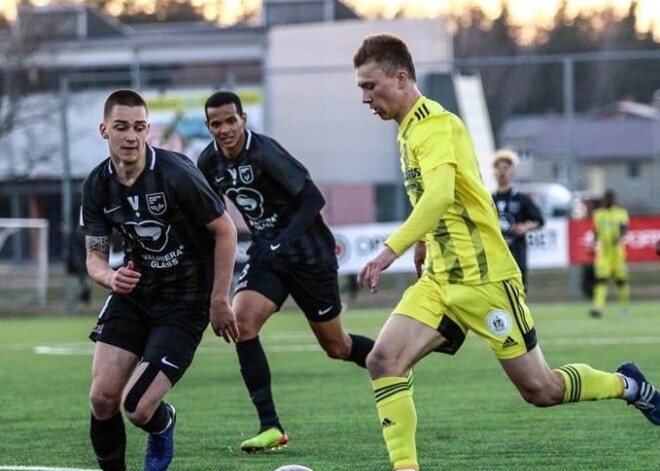 Latvijas futbola virslīgas Kurzemes derbijā uzvar "Ventspils"