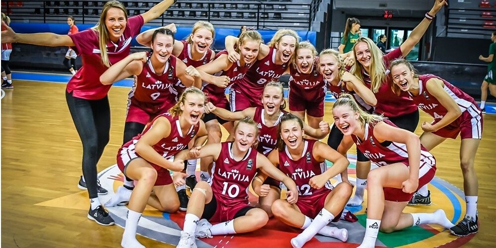 Latvijas kadetes iekļūst Eiropas čempionāta basketbolā ceturtdaļfinālā