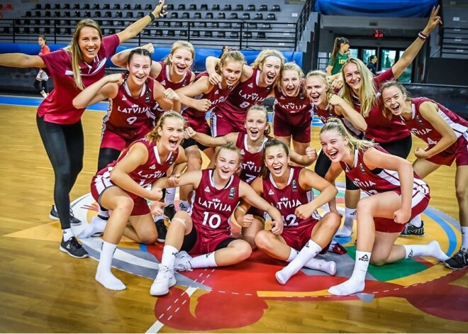 Latvijas kadetes iekļūst Eiropas čempionāta basketbolā ceturtdaļfinālā