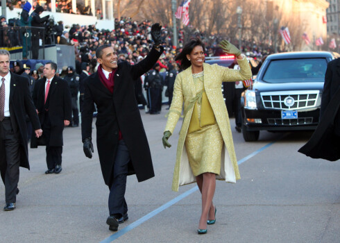 Baraks un Mišela Obama inaugurācijas dienā 2009. gadā.