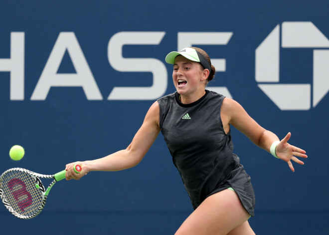 Ostapenko izcīna savu šosezon pirmo uzvaru "Grand Slam" turnīros