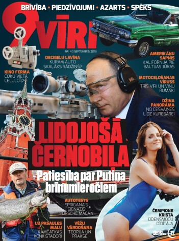 Žurnāla "9 Vīri" septembra numura vāks.