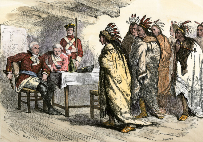 1778. gada 17. septembrī Pita fortā ASV valdība noslēdz pirmo miera līgumu (kopā – 570) ar delaveru cilts indiāņiem.