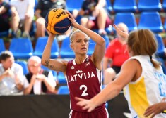 Basketboliste Kristīna Petermane