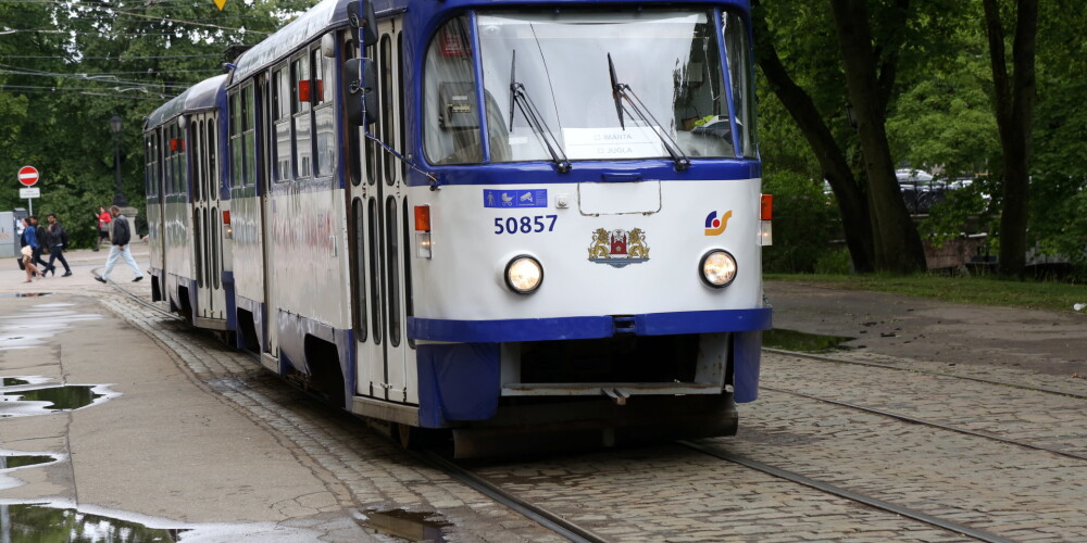 4. un 5. septembrī būs izmaiņas 1. tramvaja maršrutā
