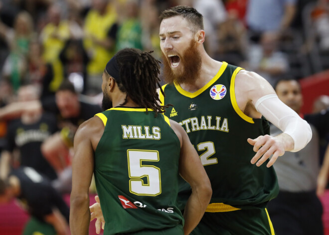 Lietuvas basketbolisti cīņā par uzvaru apakšgrupā zaudē Austrālijai; Grieķija ne bez pūlēm iekļūst otrajā kārtā