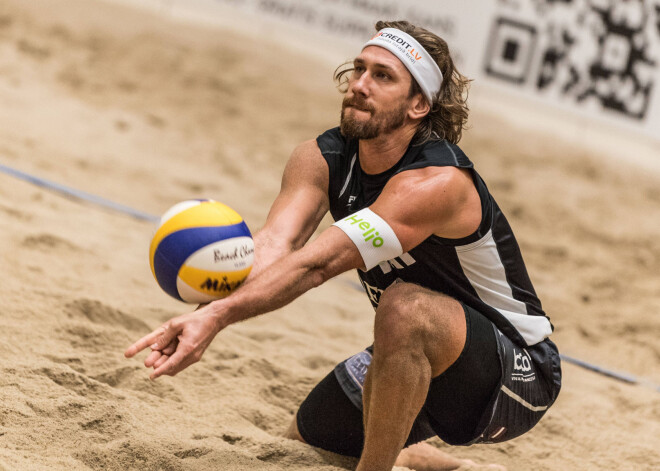 Visi trīs Latvijas pludmales volejbola pāri Pasaules tūres finālposmu Romā sāk ar uzvarām