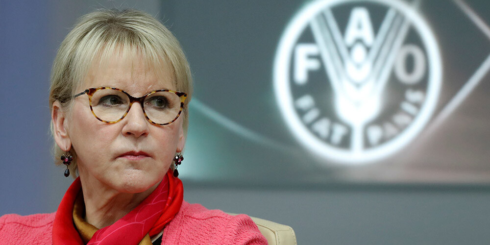 Zviedrijas ārlietu ministre Valstrema ģimenes dēļ pamet amatu