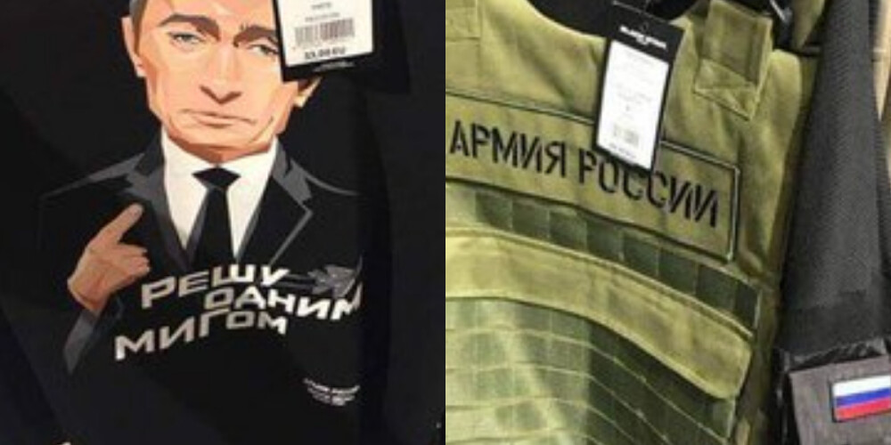 Cilvēki soctīklos sašutuši par Putina Krievijas kulta veikalu jaunajā "Alfā"