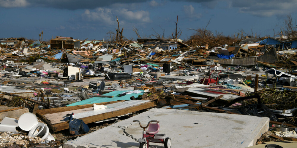 Bahamu salās pēc viesuļvētras "Dorians" pazuduši 2500 cilvēki