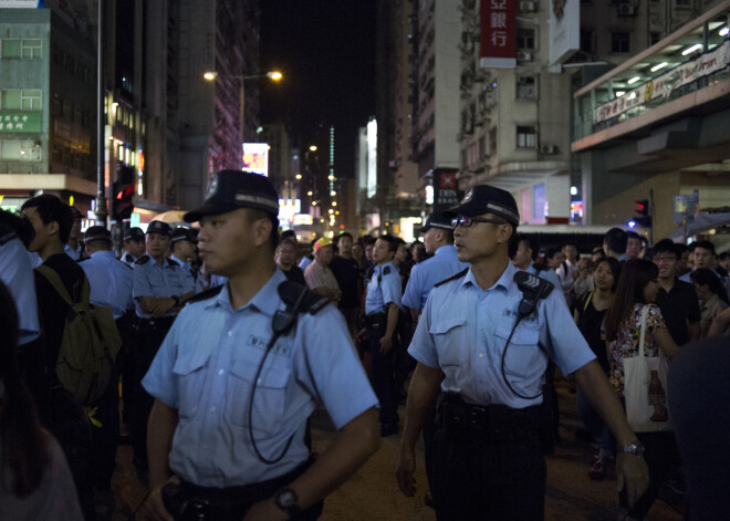 Honkongā izraisījušās policijas un protestētāju sadursmes