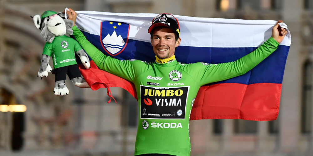 Rogliča uzvara "Vuelta a Espana" atver jaunu lappusi Slovēnijas riteņbraukšanas vēsturē