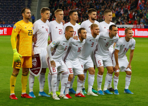 Latvijas futbola izlasei vēl viens kritums FIFA rangā