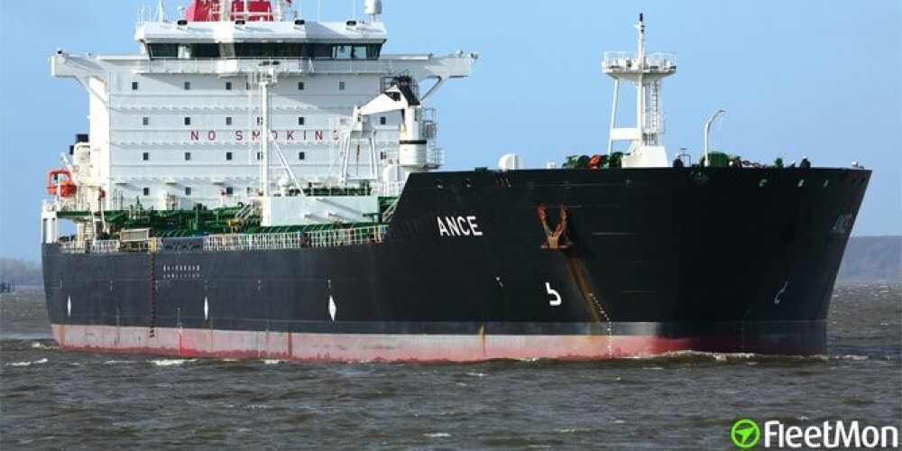 Pie Rietumāfrikas krastiem aplaupīts Latvijas kuģis "Ance"