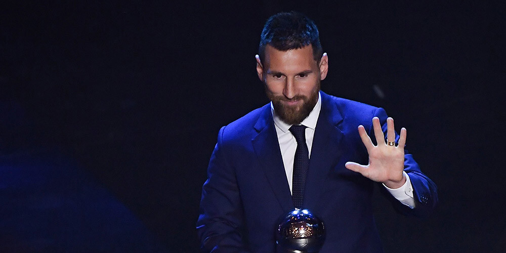 FIFA jau sesto reizi par labāko futbolistu pasaulē atzinusi Lionelu Mesi