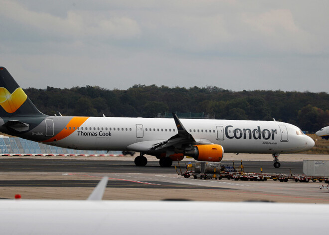 "Thomas Cook" piederošā Vācijas lidsabiedrība "Condor" saņems 380 miljonu eiro valsts aizdevumu