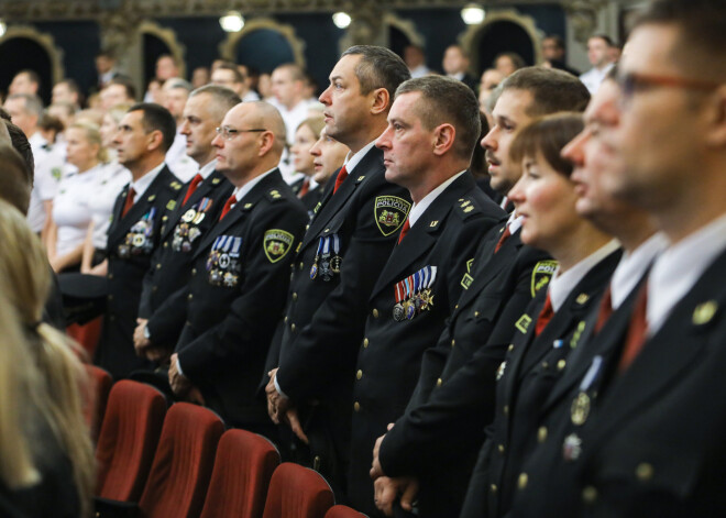 Svinīgajā sanāksmē kinoteātrī “Splendid Palace” pašvaldības policijas darbiniekus uzrunāja un sveica RPP vadība, Rīgas domes vadība, tiesībsargājošo iestāžu pārstāvji un ārvalstu viesi. Ar goda zīmi “Par ieguldījumu RPP attīstībā” un ar goda zīmi “Par centību” tika godināti labākie darbinieki.