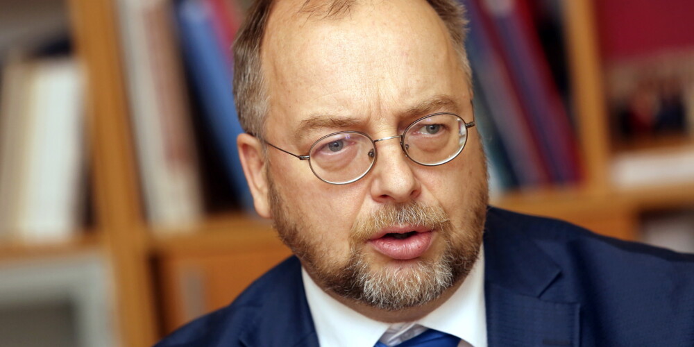 Latvijas Brīvo arodbiedrību savienības priekšsēdētājs Egils Baldzēns