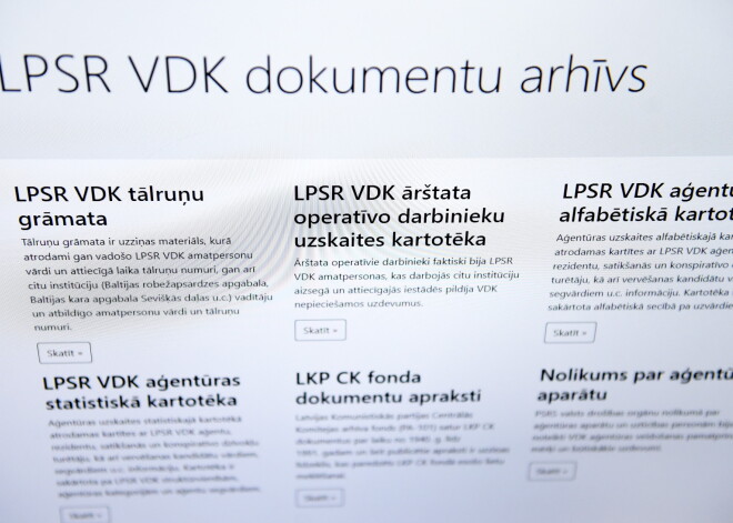 VDK dokumentu kartotēka papildināta ar biogrāfiskām ziņām par bijušajiem LPSR valsts drošības iestāžu vadītājiem un viņu vietniekiem