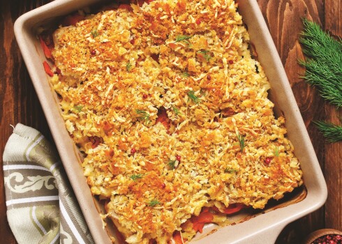 Zivs un makaronu sacepums