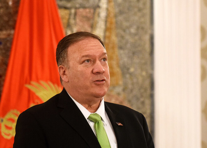 Pompeo cildina Melnkalnes apņēmību pievienoties NATO un novērsties no Krievijas