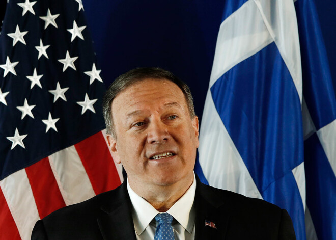 Pompeo pārliecināts, ka Grieķija var kļūt par reģiona stabilitātes balstu