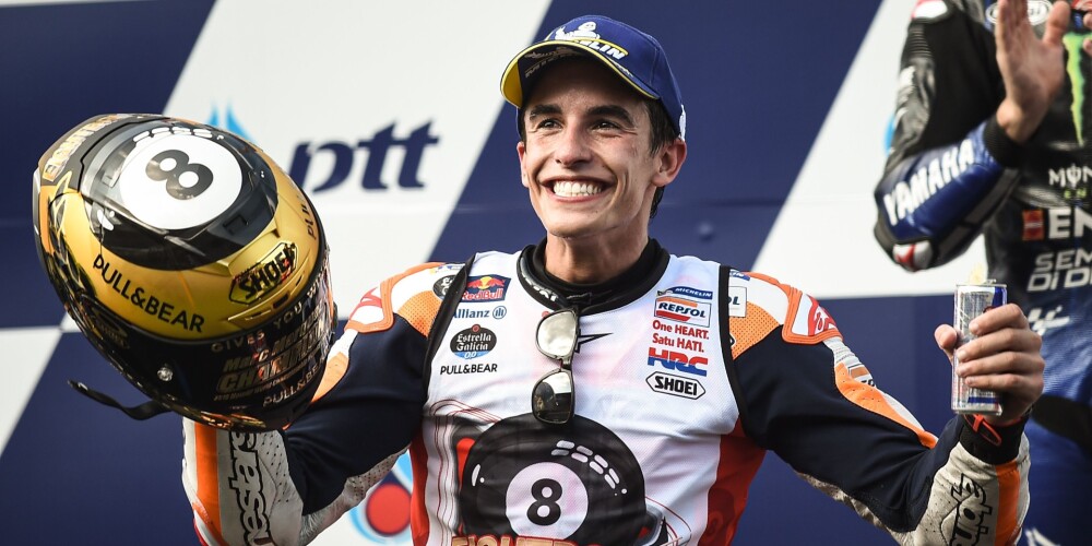 Markess četrus posmus pirms sezonas beigām nodrošina savu sesto "MotoGP" čempiontitulu