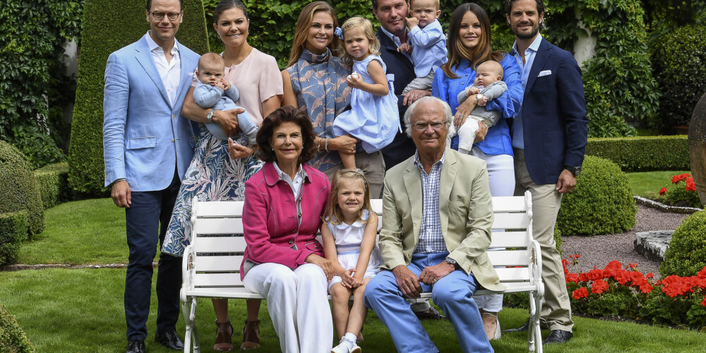Zviedrijas karalis pieciem mazbērniem atņēmis titulus