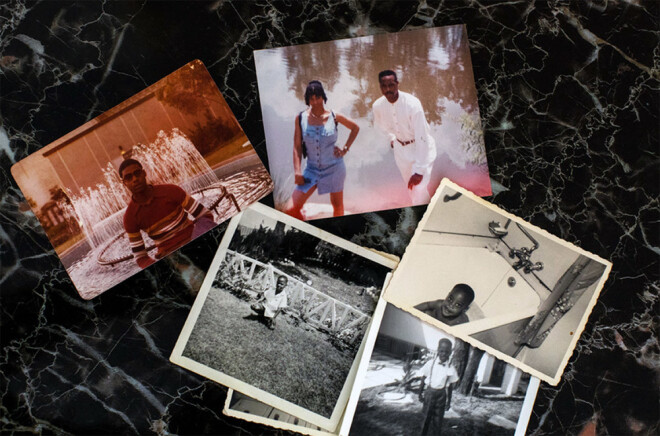 Derila Janga ģimenes fotogrāfijas.