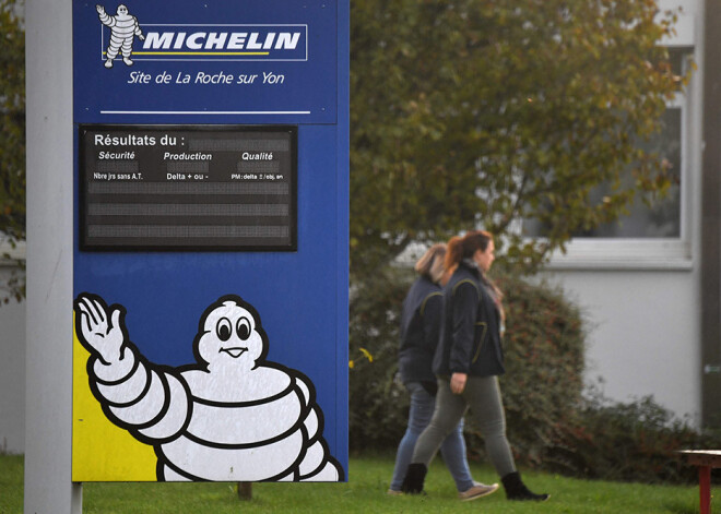 Riepu ražotājs "Michelin" slēgs rūpnīcu Francijā