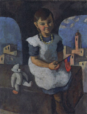 Язеп Гросвальд. Портрет Мэри Гринберг, 1913
