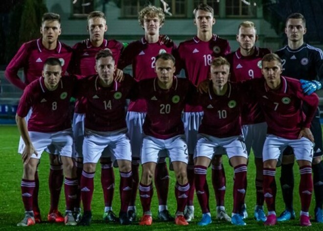 Latvijas U-21 futbolisti Eiropas čempionāta kvalifikācijas mačā piekāpjas Igaunijai