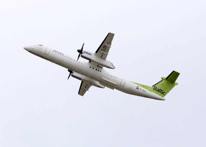 "airBaltic" pirmdien atcēlusi trīs reisus