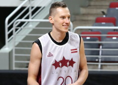 Latvijas vīriešu basketbola valstsvienības kandidāts Kaspars Vecvagars.