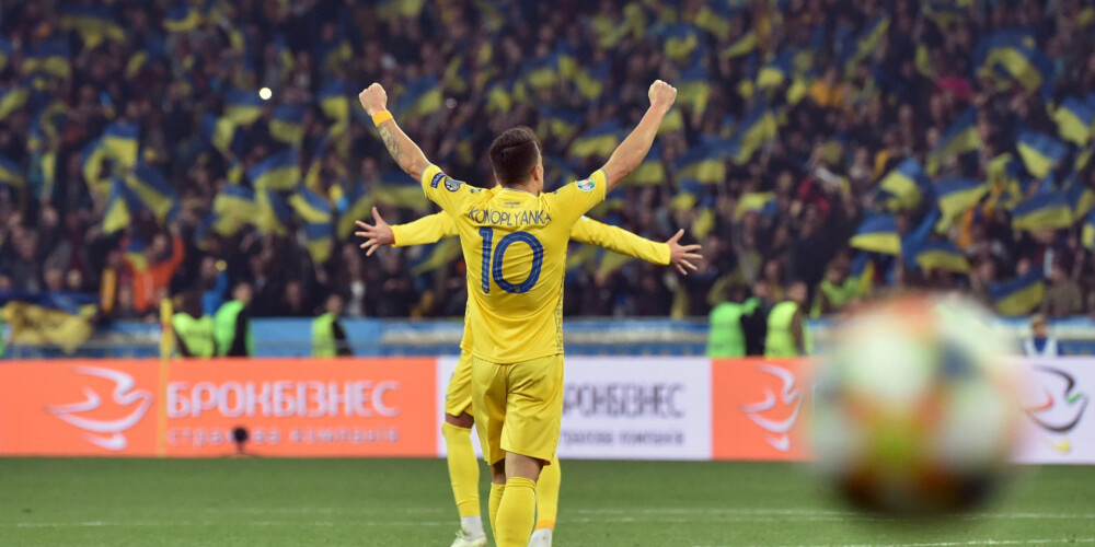 Ukrainas futbolisti uzvar grupā un iekļūst Eiropas čempionāta finālturnīrā