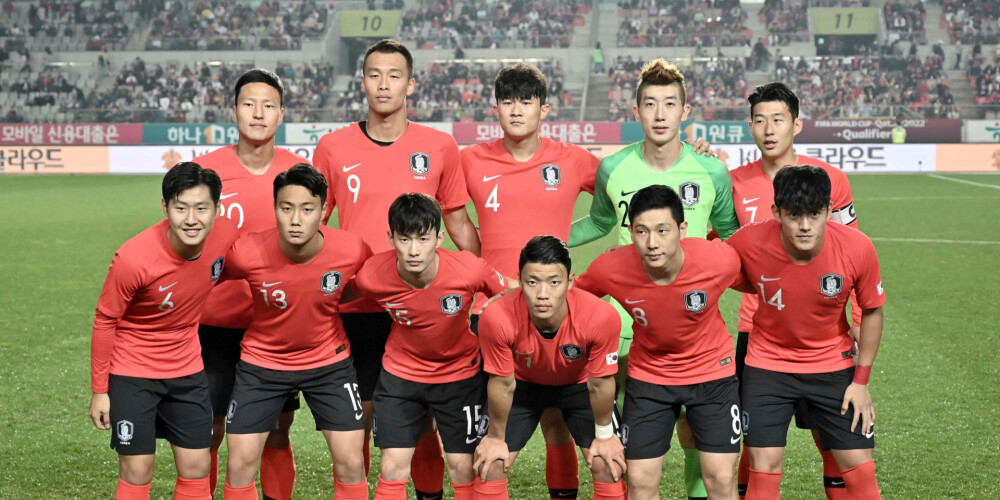 Dienvidkorejas futbola izlase Ziemeļkorejā aizvadīs Pasaules kausa kvalifikācijas spēli