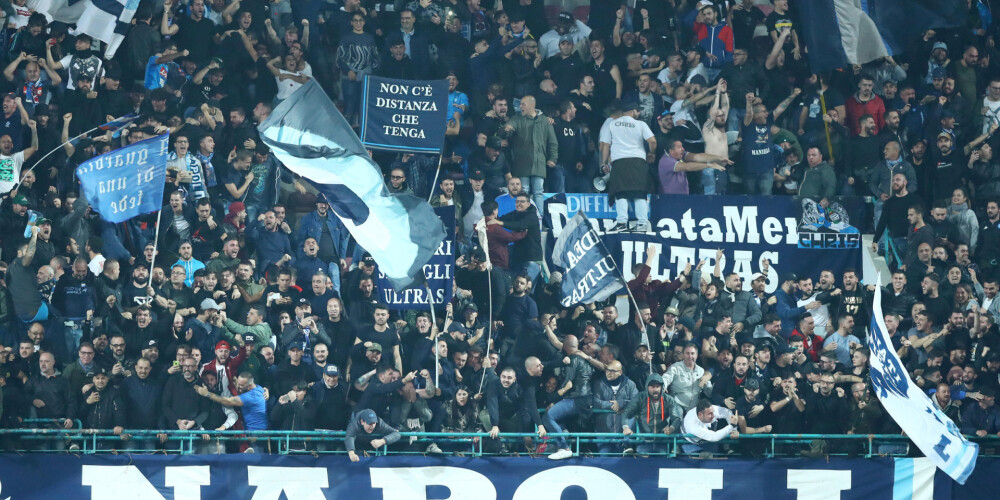 "Napoli" fans arestēts par saistību ar "Inter" atbalstītāja nāvi