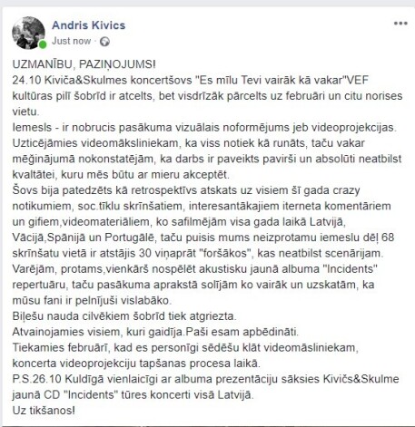 Lūk, tā taisnojas Kivičs.