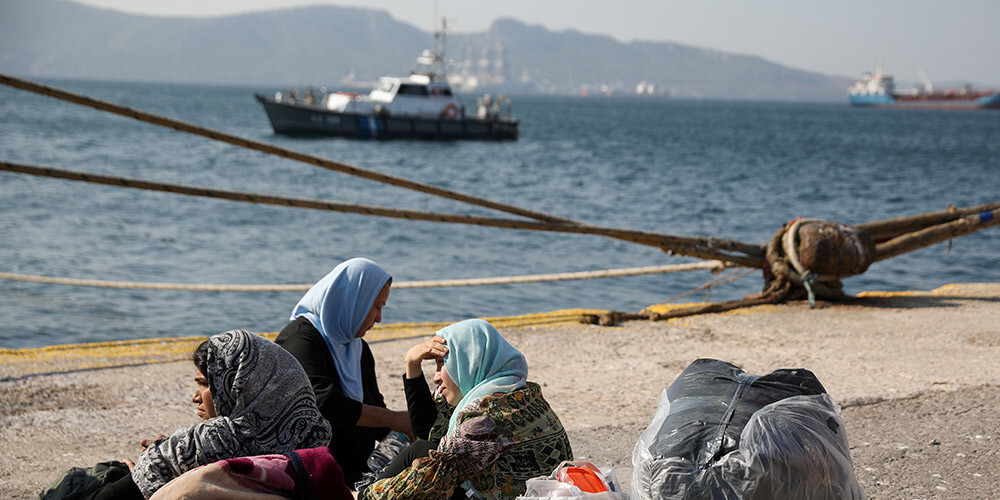 Grieķijā turpinās migrantu pieplūdums no Turcijas