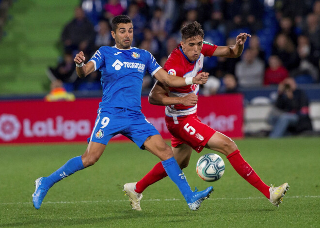 "Getafe" neizmanto iespēju kļūt par Spānijas futbola čempionāta līdervienību