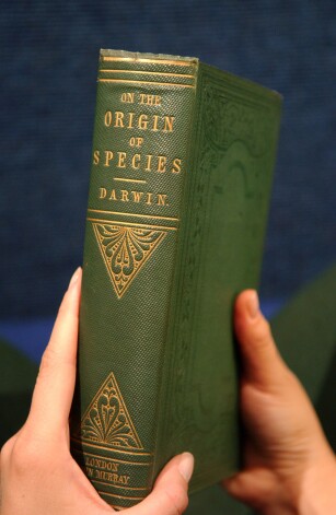 1859. gada 24. novembrī britu novadpētnieks Čārlzs Darvins publicē savu bībeliskā mēroga grāmatu "Sugu izcelšanās".
