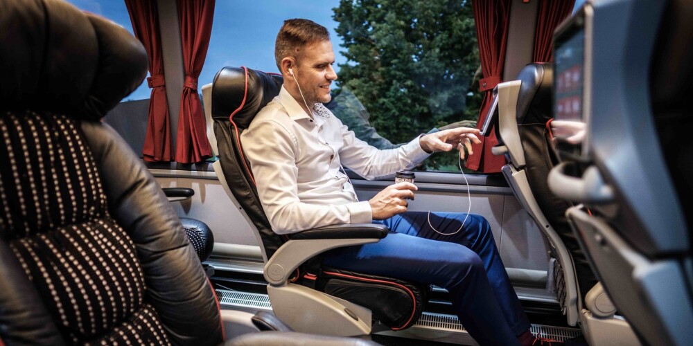 Число пассажиров Lux Express на латвийском рынке за девять месяцев выросло на 18%